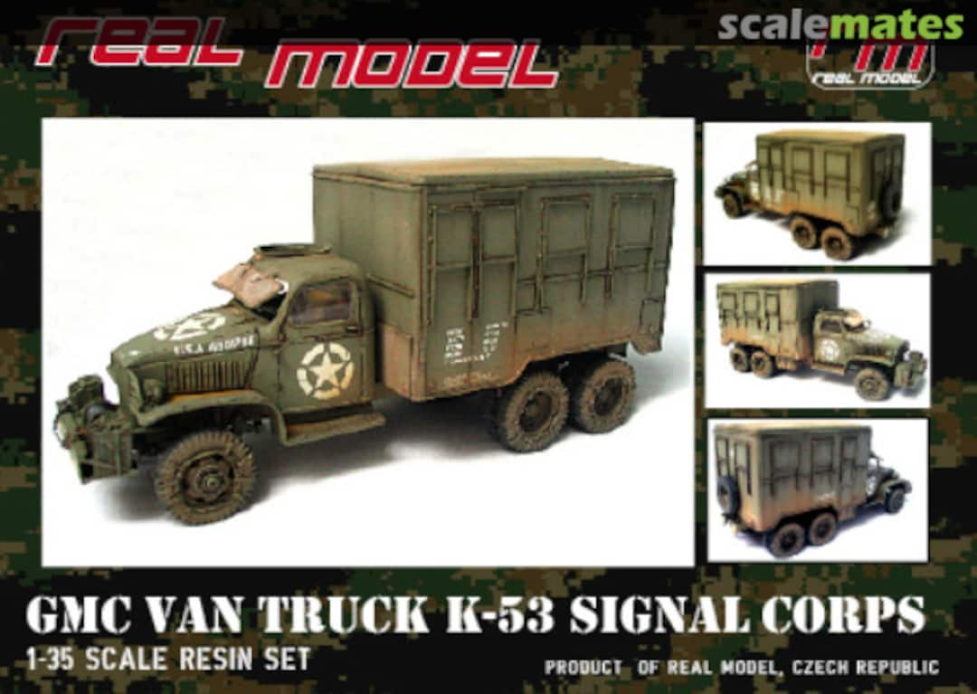 Boxart GMC CCKW Van Truck K-53 RM35102 Real Model