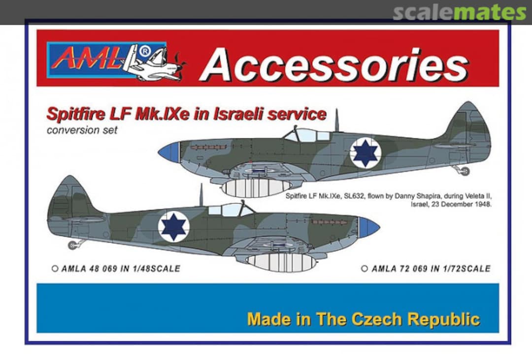 Boxart Spitfire LF Mk.IXe in Israeli service AMLA48069 AML