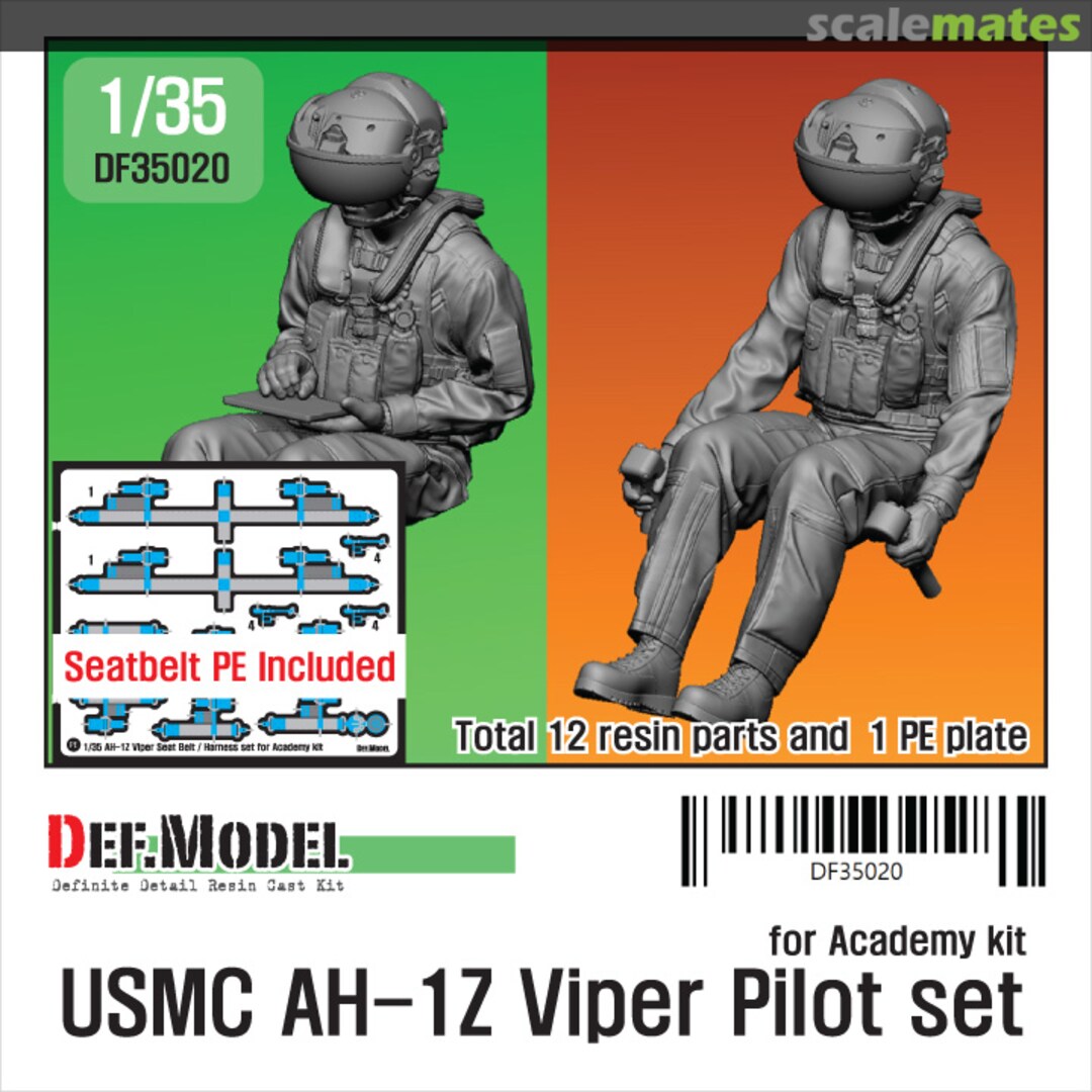 Boxart USMC AH-1Z Viper Pilot set for Academy DF35020 Def.Model