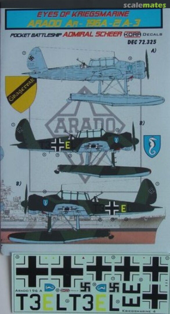 Boxart Arado Ar-196 A-2/A-3 DEC72325 Kora Models