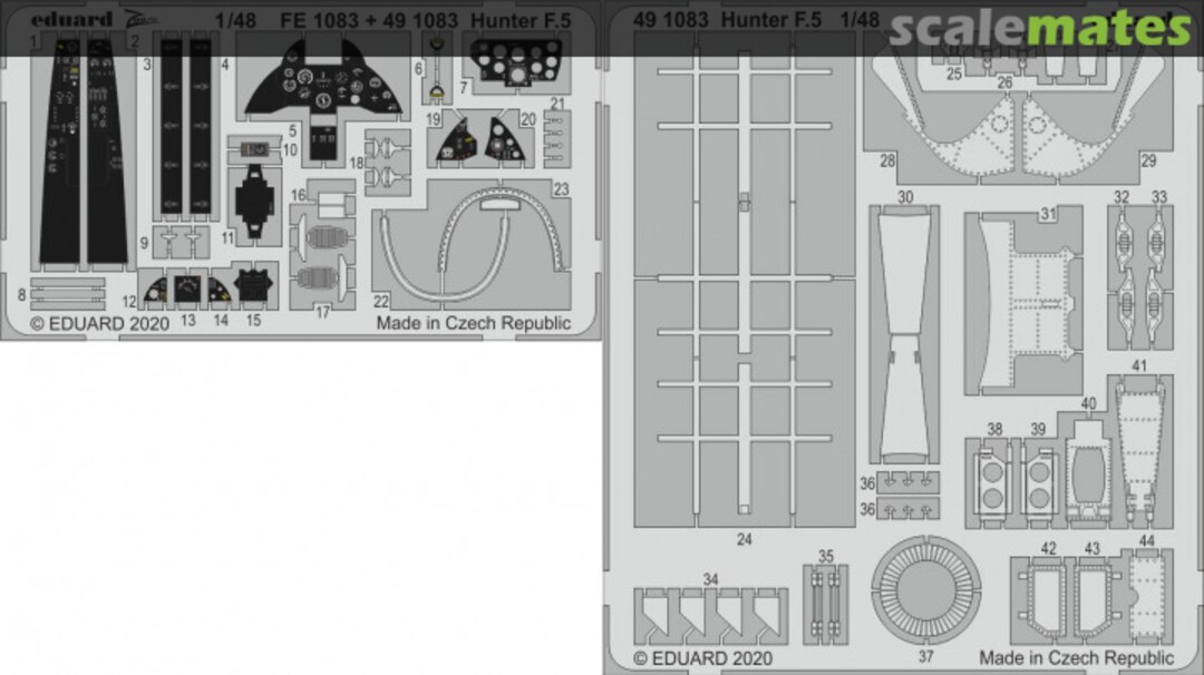 Boxart Hunter F.5 AIRFIX 491083 Eduard