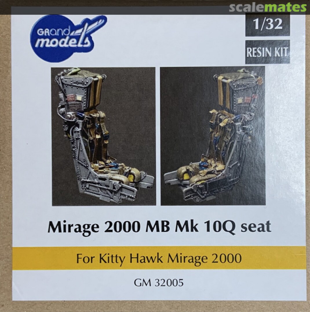 Boxart Mirage 2000 MB Mk 10Q seat GM 32005 Grand Models