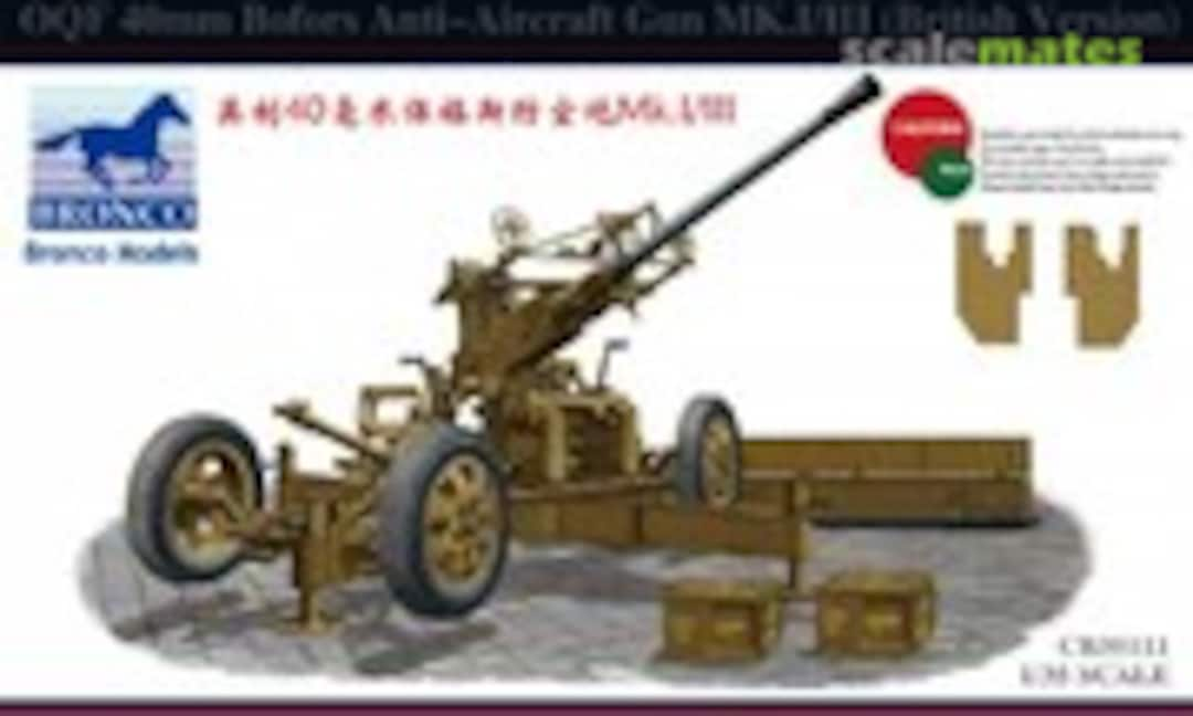 1:35 OQF 40mm Bofors Anti-Aircraft Gun Mk.I/III (Bronco CB35111)