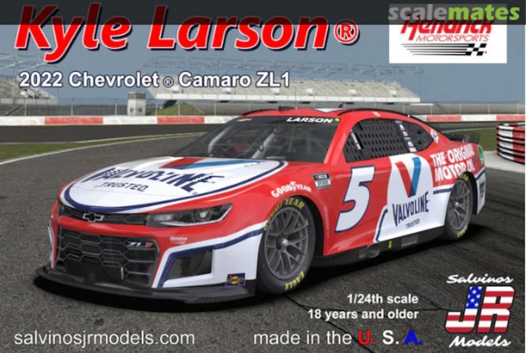 Boxart 2022 Chevrolet Camaro ZL1 HMC2022KLV Salvinos JR Models