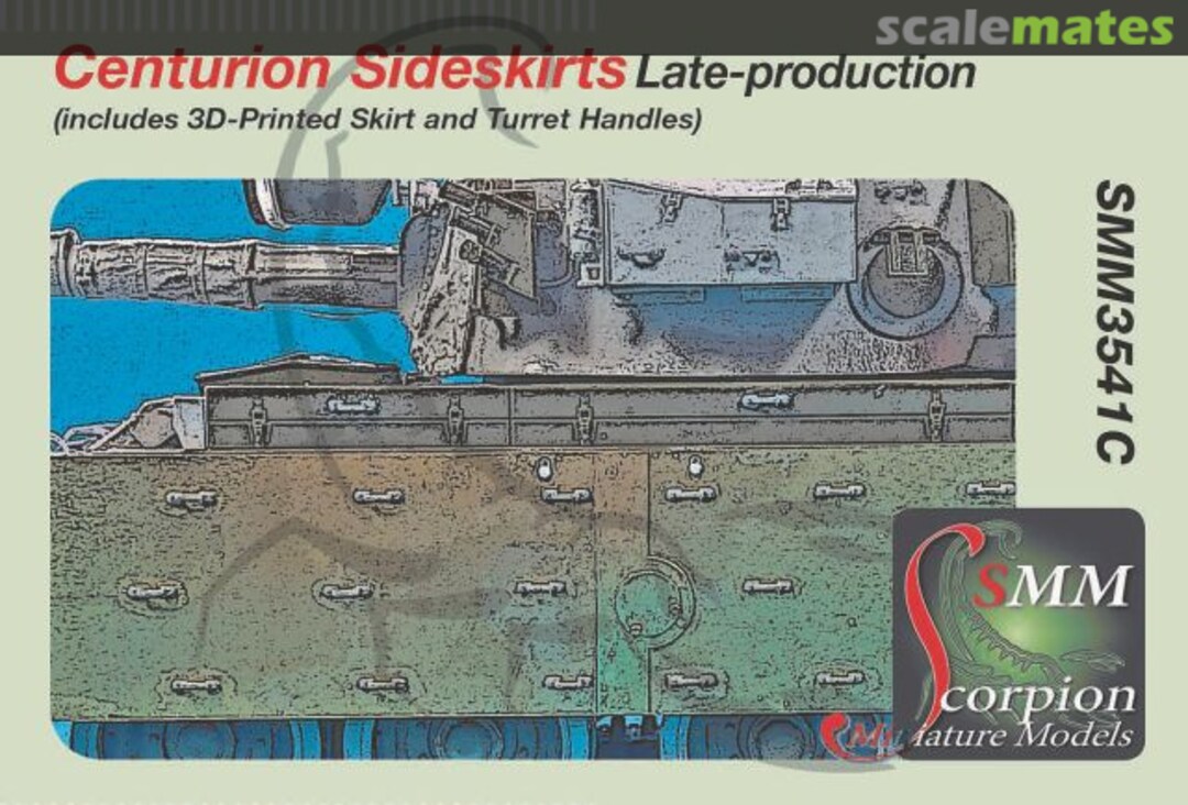 Boxart Centurion Sideskirts Late-production SMM3541C Scorpion Miniature Models