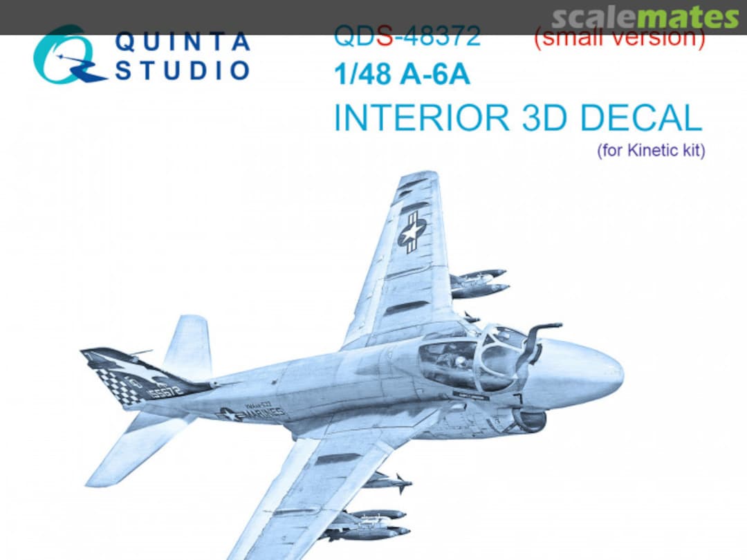 Boxart A-6A interior 3D decals (small version) QDS-48372 Quinta Studio