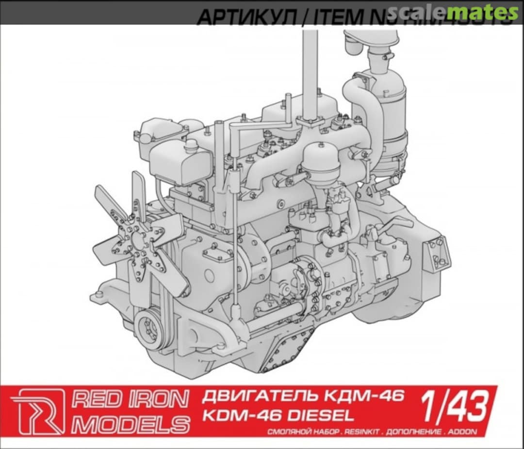 Boxart KDM-46 Diesel  RIM43019 Red Iron Models