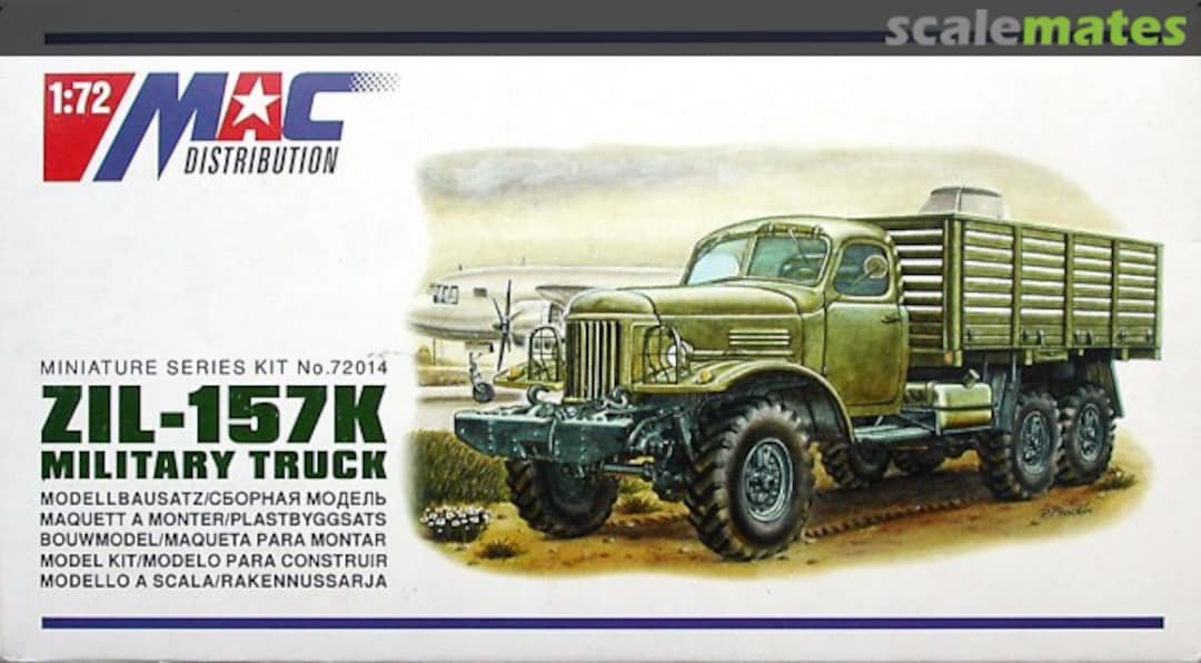 Boxart ZIL-157K Military Truck 72014 MAC Distribution