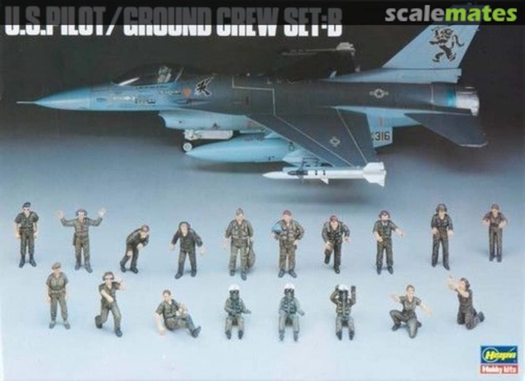 Boxart US Pilot / Ground Crew Set B 36005-1200 Hasegawa