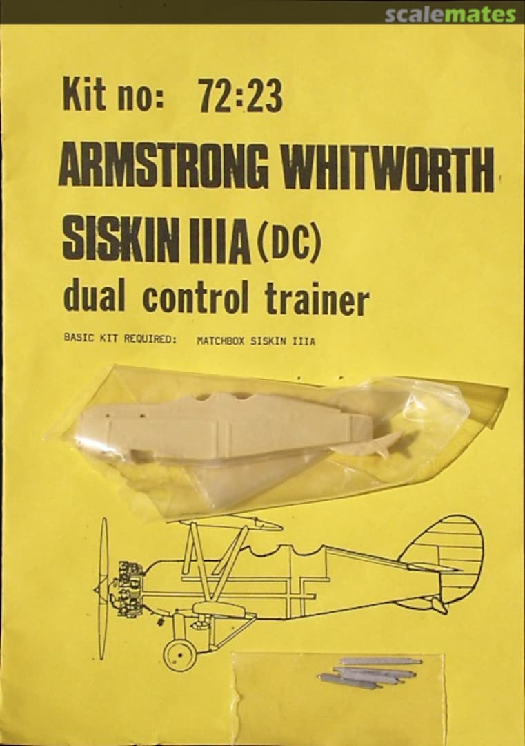 Boxart Armstrong Whitworth Siskin IIIA (DC) Dual Control Trainer 72:23 Maintrack Models