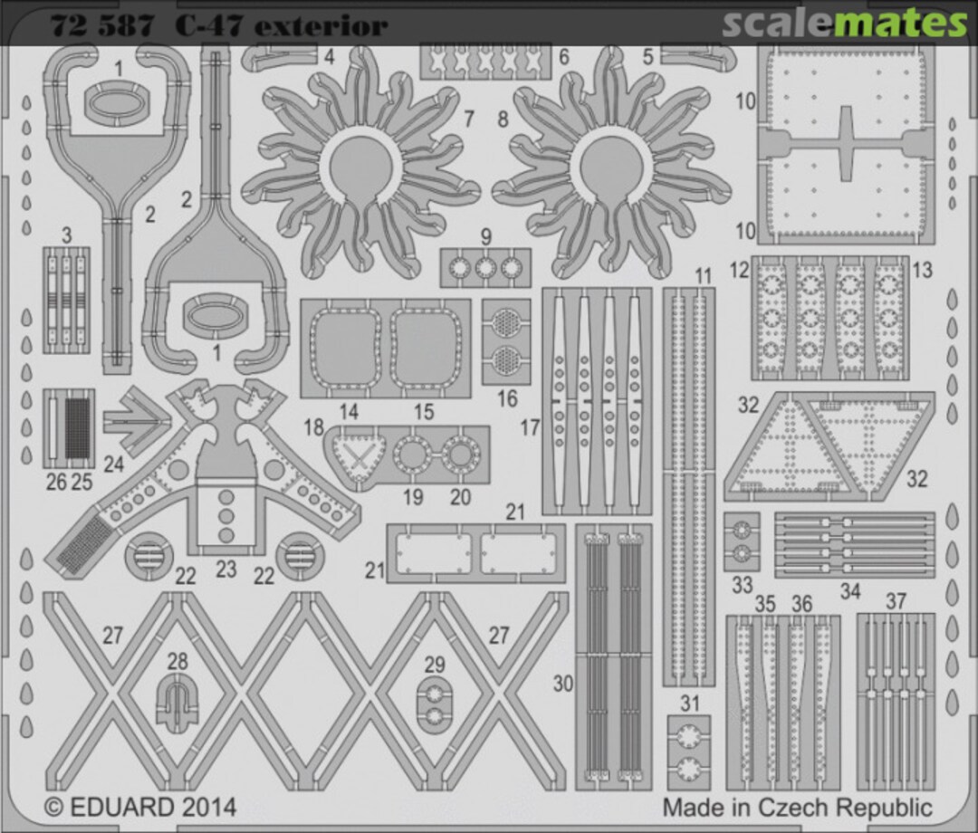 Boxart C-47 Exterior 72587 Eduard