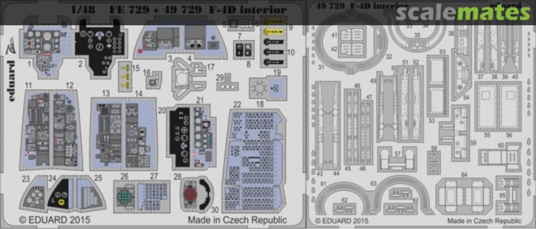 Boxart F-4D interior S.A. 49729 Eduard