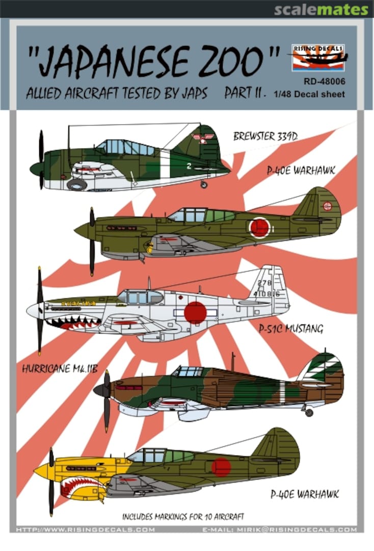 Boxart Japanese Zoo RD-48006 Rising Decals