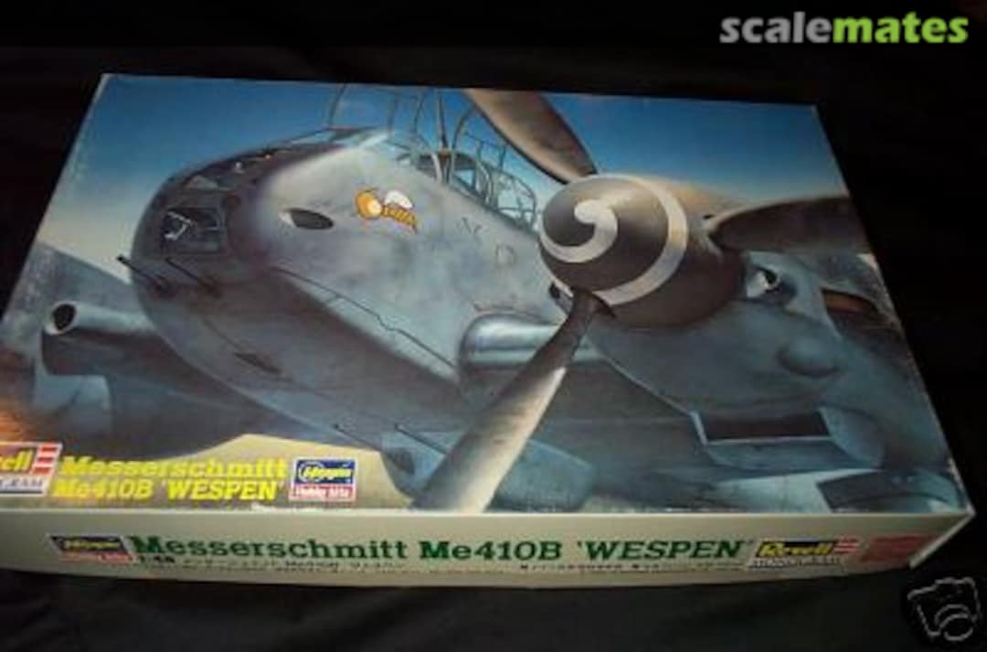 Boxart Messerschmitt Me410B "Wespen" 86150 Hasegawa/Revell