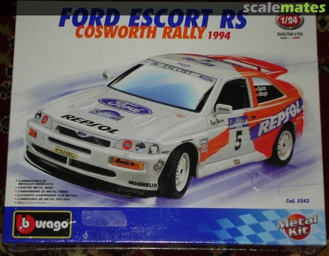 Boxart Ford Escort RS 5543 Bburago