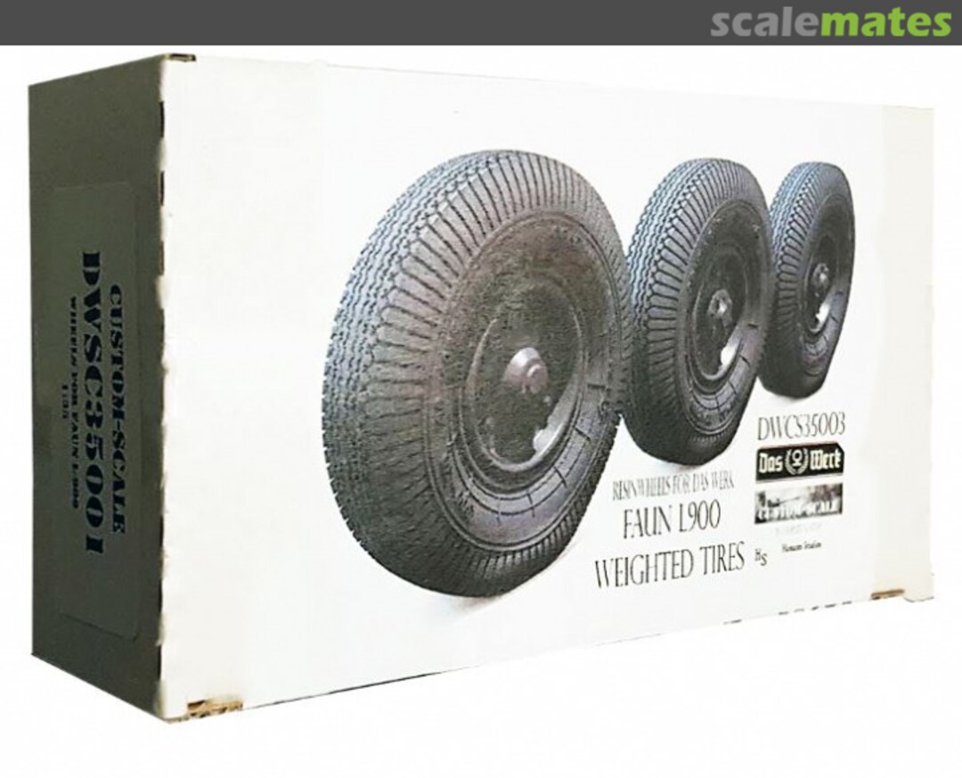 Boxart Weighted Wheels for Faun L900 DWSC35001 Custom-Scale