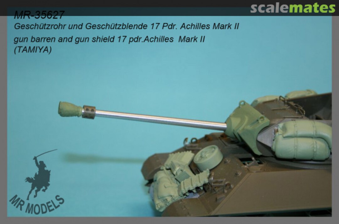 Boxart 17 pdr Achilles Mark II Barrel and Gun Shield MR-35627 MR Modellbau