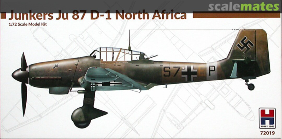 Boxart Junkers Ju-87 D-1 72019 Hobby 2000