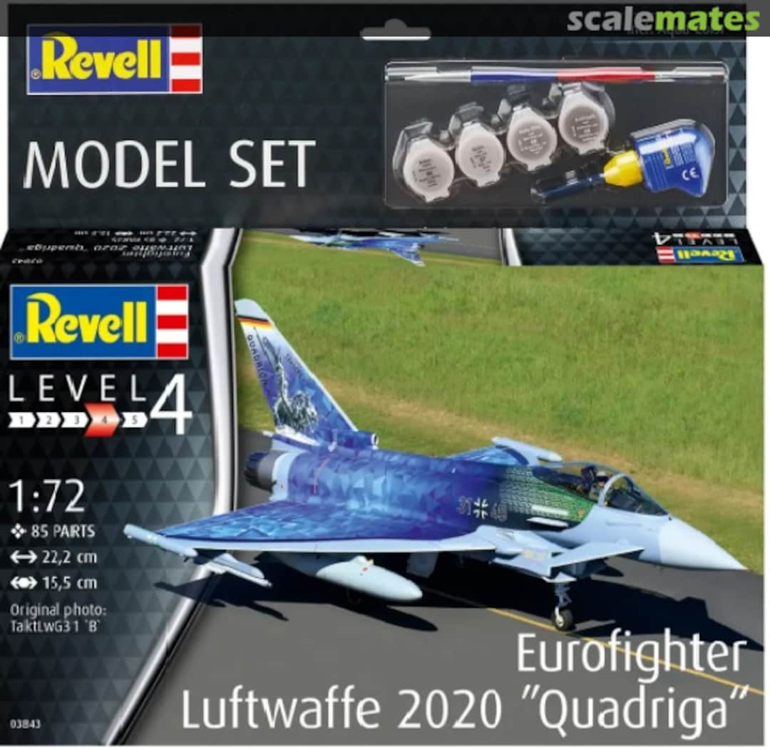 Boxart Eurofighter Luftwaffe 2020 "Quadriga" 63843 Revell