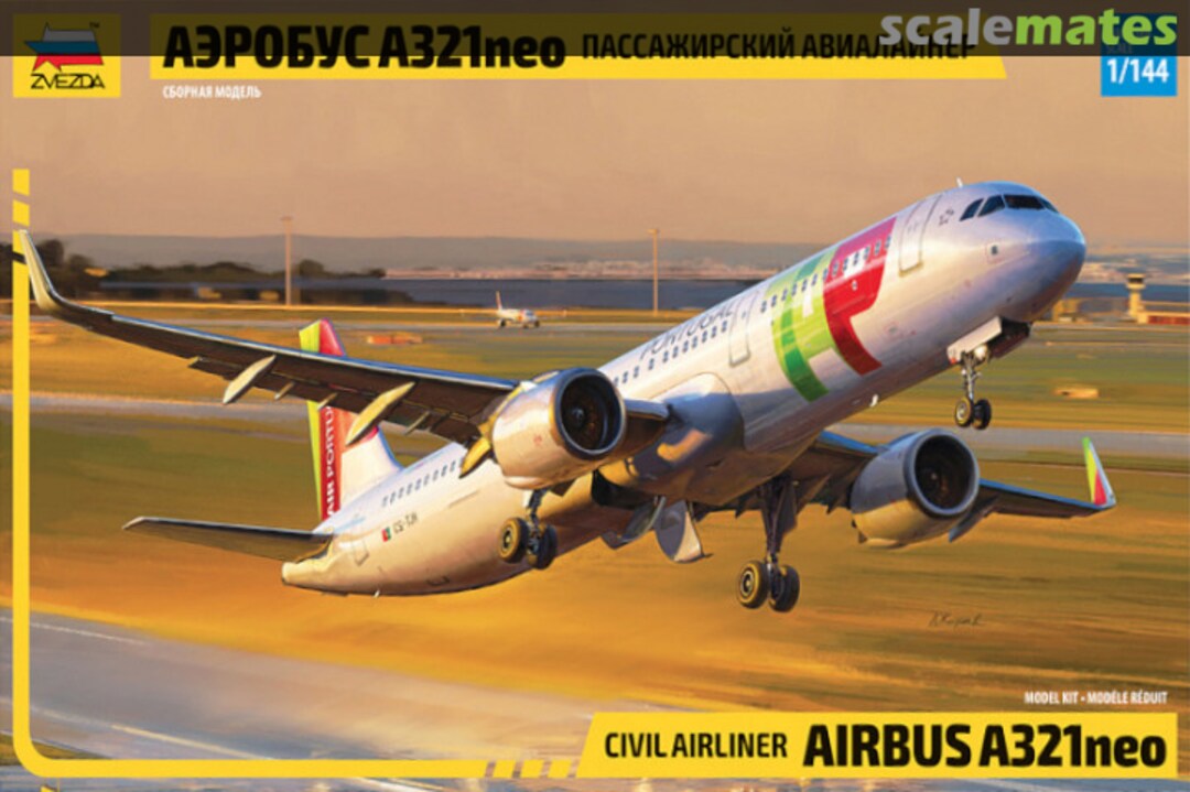 Boxart Airbus A321neo 7043 Zvezda