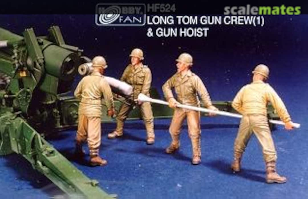 Boxart Long Tom Gun Crew(1) & Gun Hoist HF524 Hobby Fan