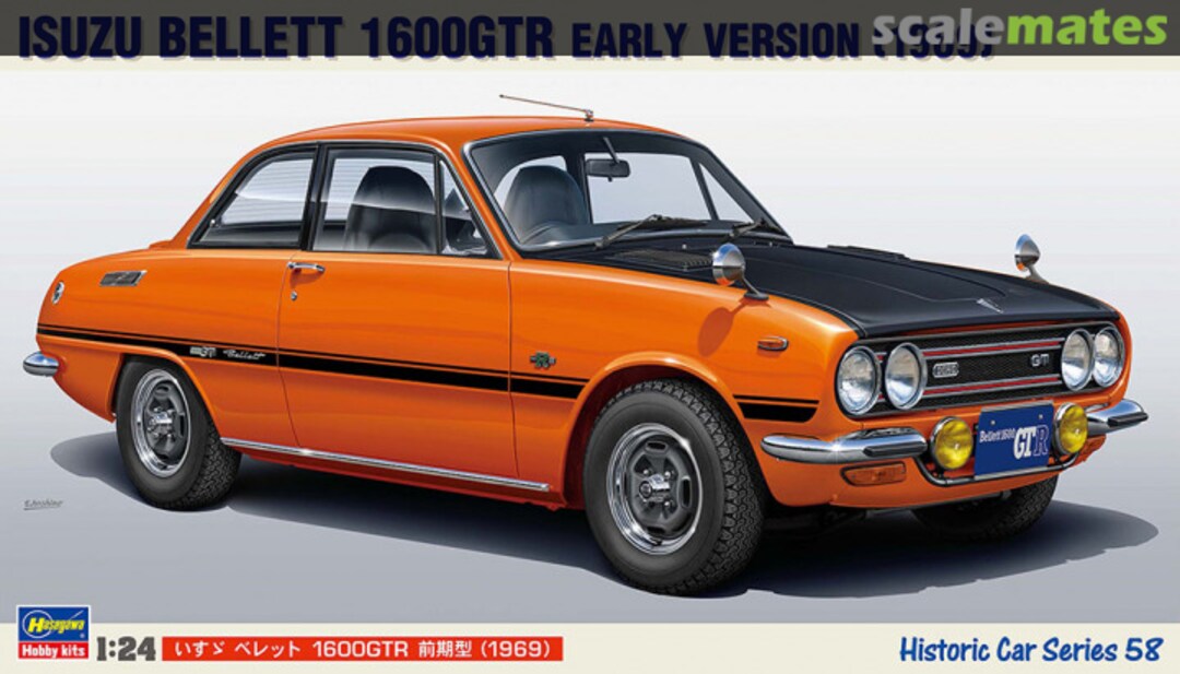 Boxart Isuzu Bellett 1600GTR Early Version (1969) 21158 Hasegawa