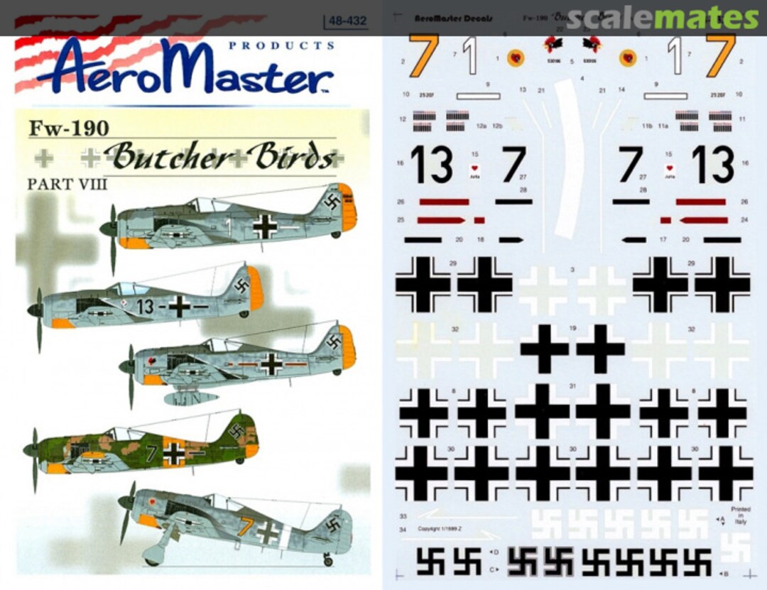 Boxart Butcher Birds Part VIII 48-432 AeroMaster