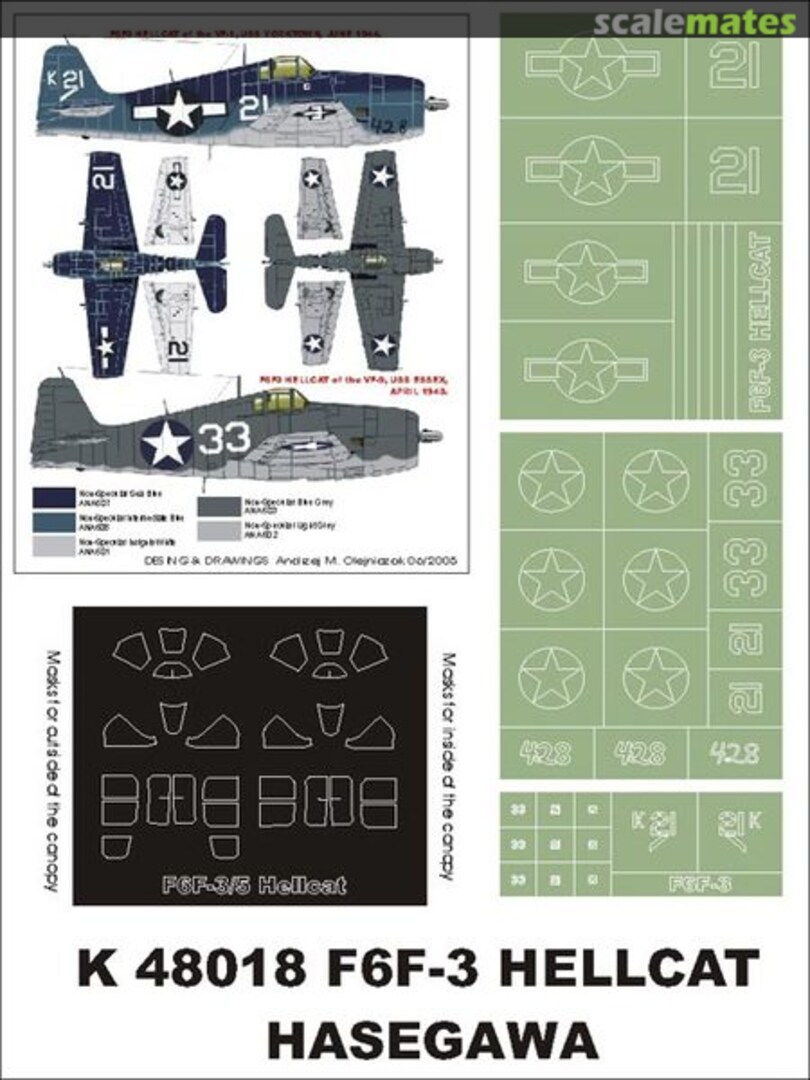 Boxart Grumman F6F-3 Hellcat K48018 Montex