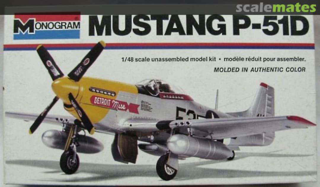 Boxart Mustang P-51D 5101 Monogram