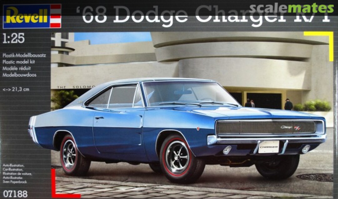 Boxart '68 Dodge Charger R/T 07188 Revell