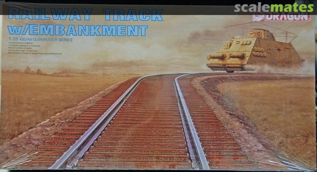 Boxart Railway Track with Embankment 3825 Dragon