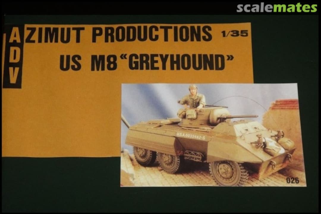 Boxart US M8 "Greyhound" 35026 ADV Azimut