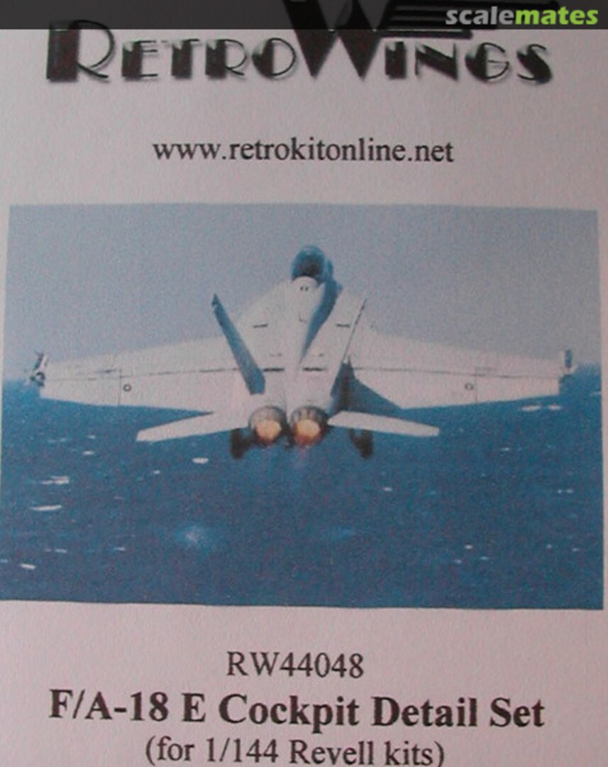 Boxart F/A-18 E Cockpit RW44048 RetroWings