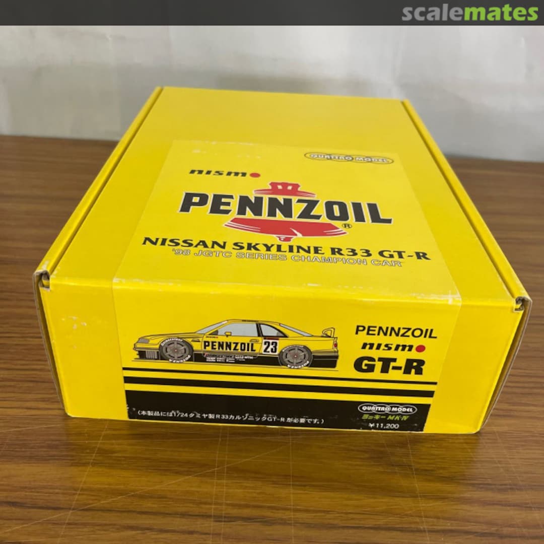 Boxart Pennzoil Nissan Skyline R33 GT-R 1998 JGTC Champion Car MK-IV Quattro Model