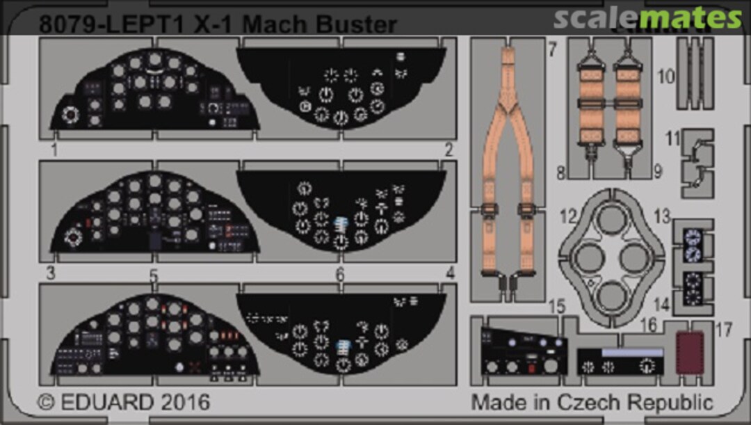 Boxart X-1 Mach Buster PE-set 8079-LEPT Eduard