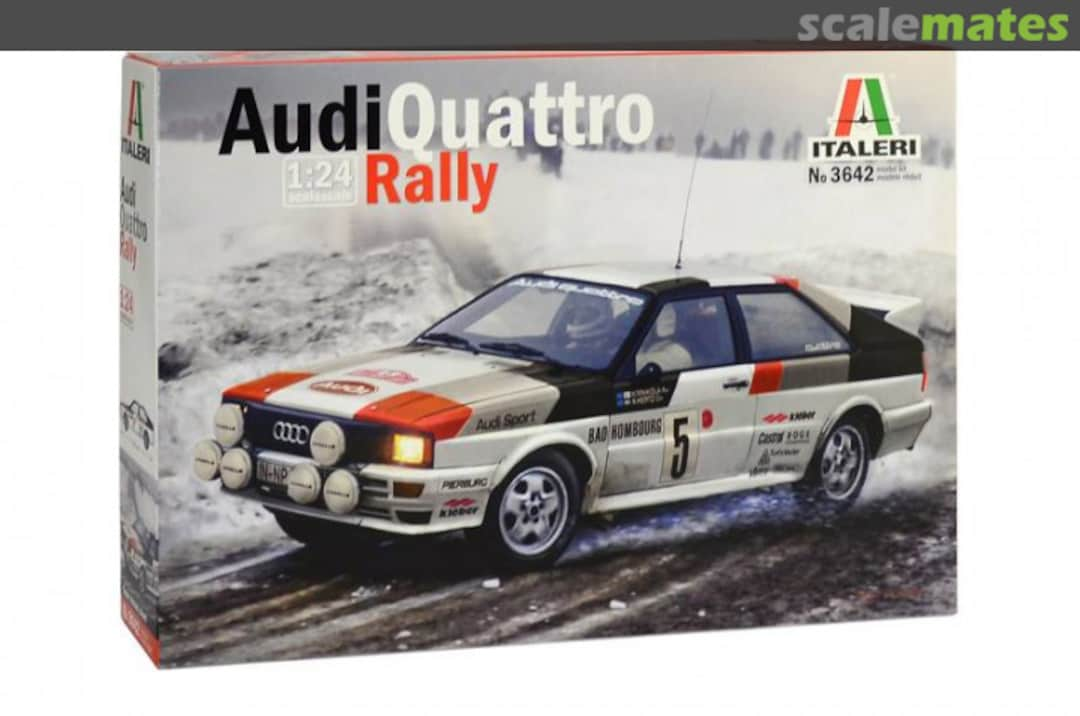 Boxart Audi Quattro Rally 3642 Italeri