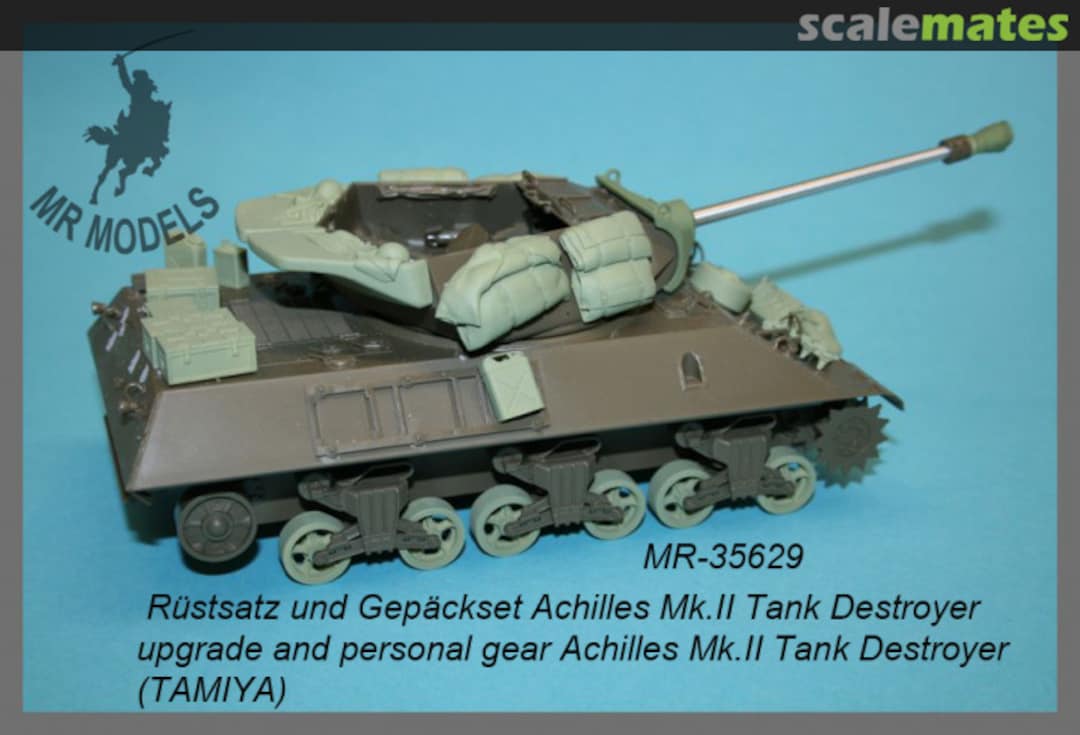 Boxart upgrade and personal gear Achilles Mk.II Tank Destroyer MR-35629 MR Modellbau