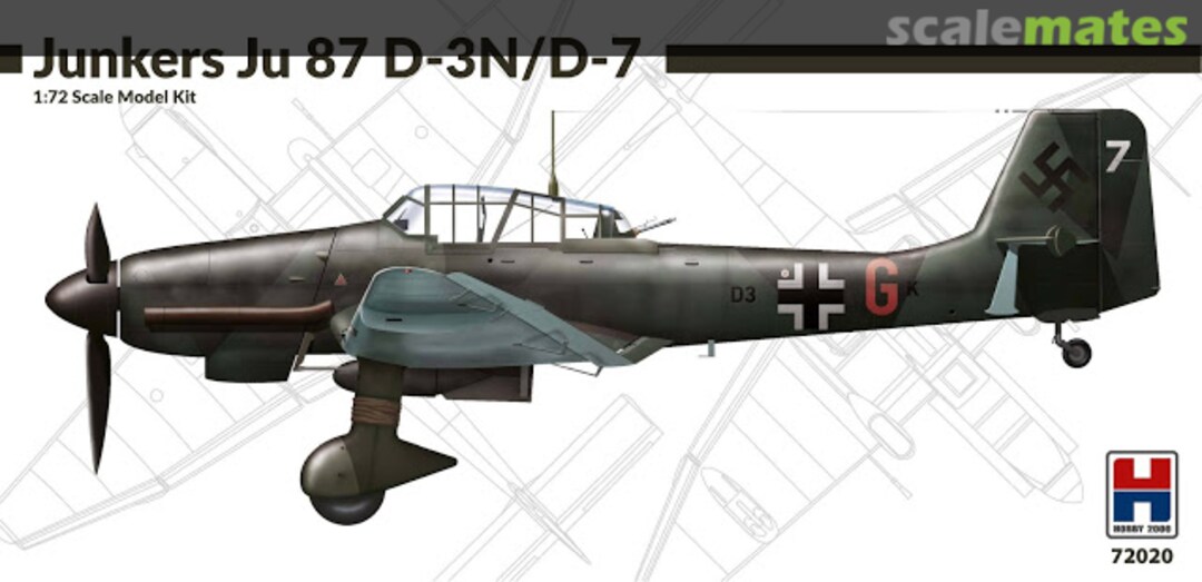 Boxart Junkers Ju-87 D-3N/D-7 72020 Hobby 2000