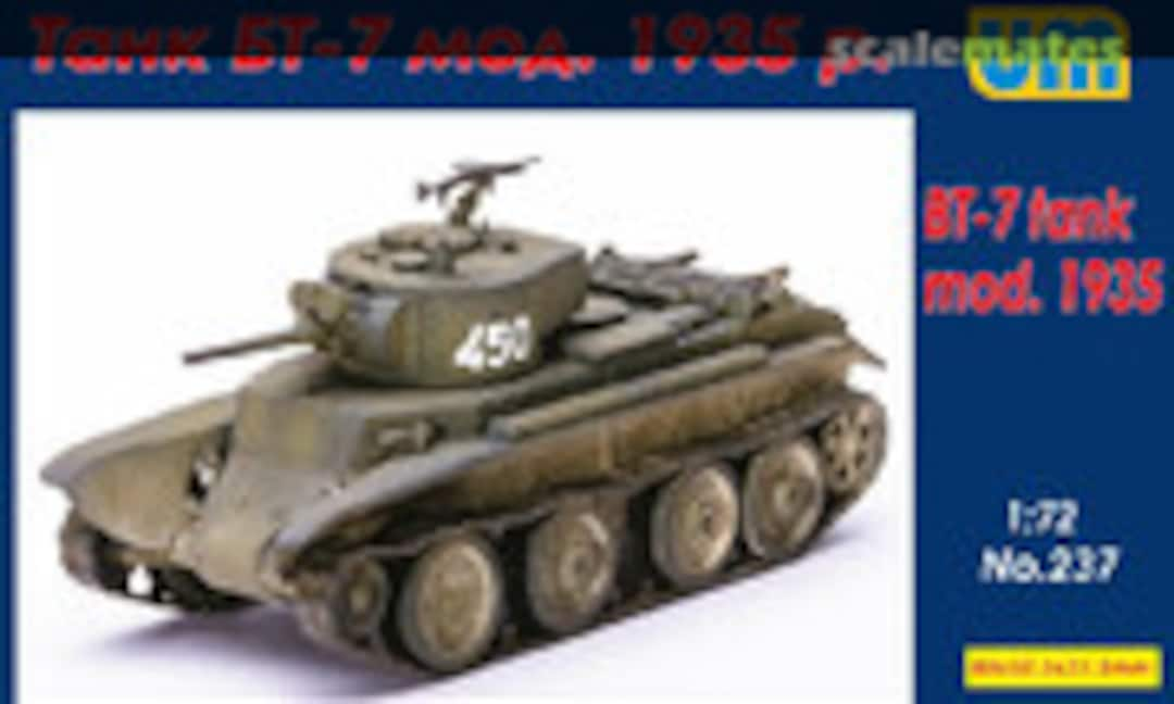 1:72 Soviet BT-7 tank mod.1935 (UM  237)