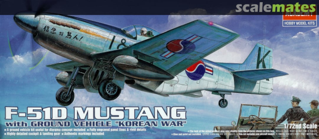 Boxart F-51D Mustang 2205 Academy