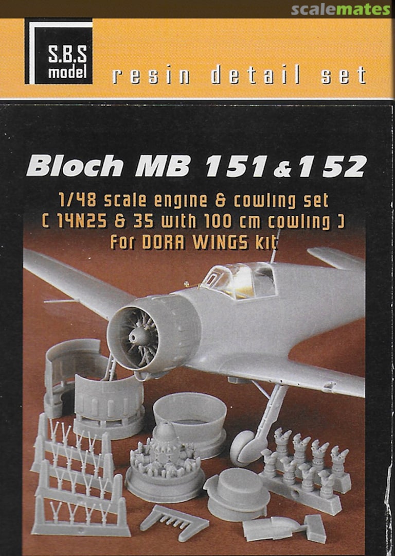 Boxart Bloch MB 151 & 152 48079 SBS Model