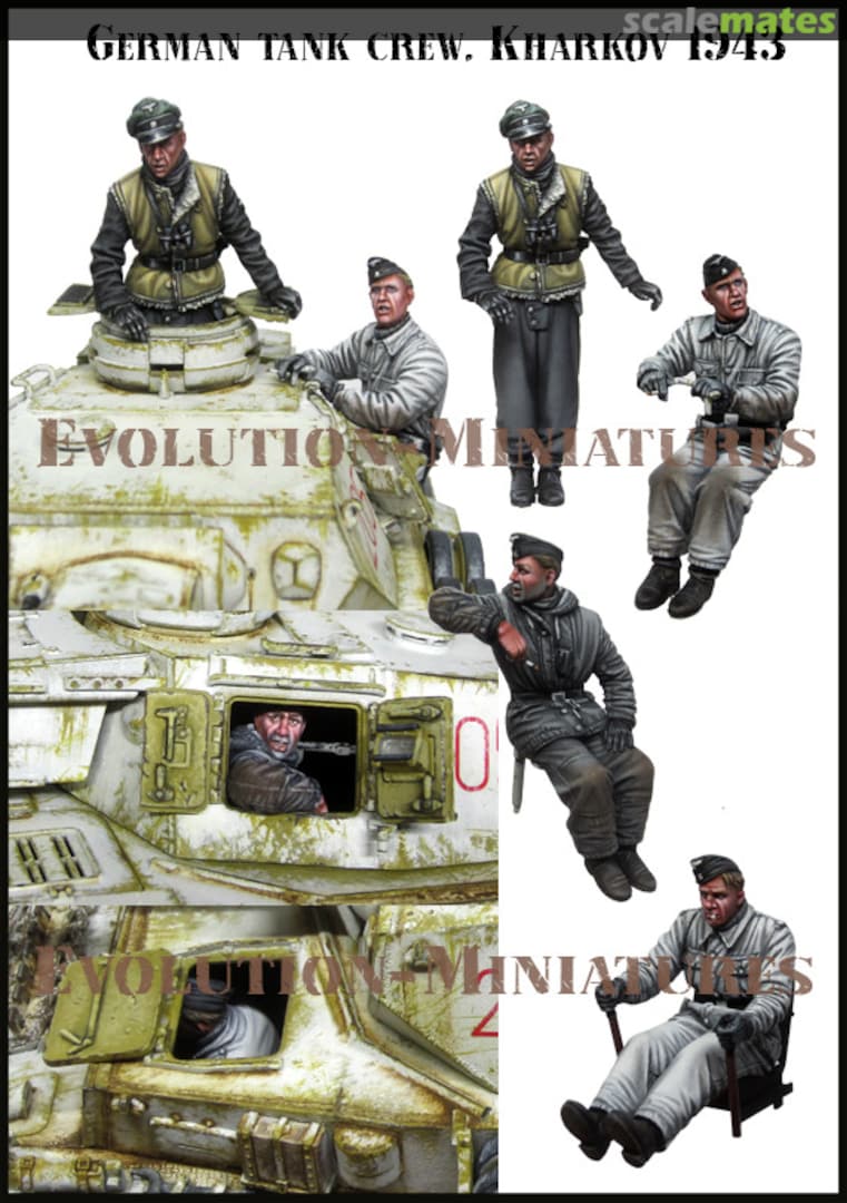 Boxart German Tank Crew - Kharkov 1943 EM-35248 Evolution Miniatures