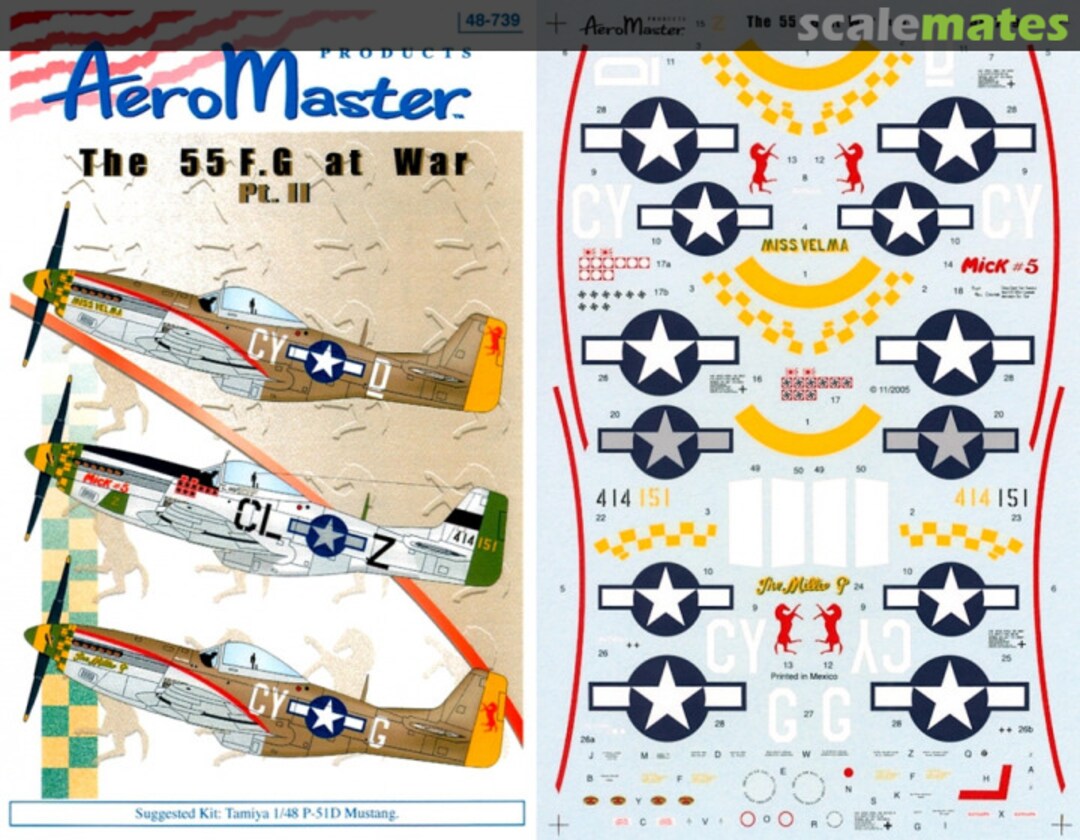 Boxart The 55 F.G at War 48-739 AeroMaster