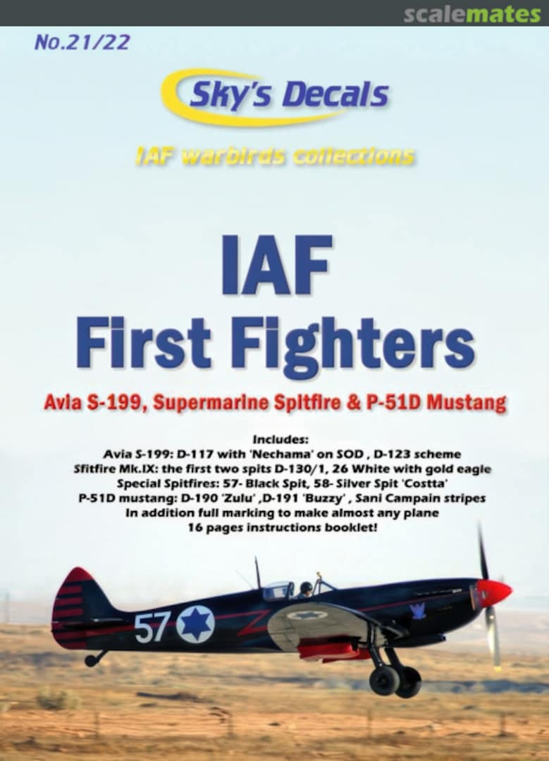 Boxart IAF First Fighters 21/22 Sky's Decals