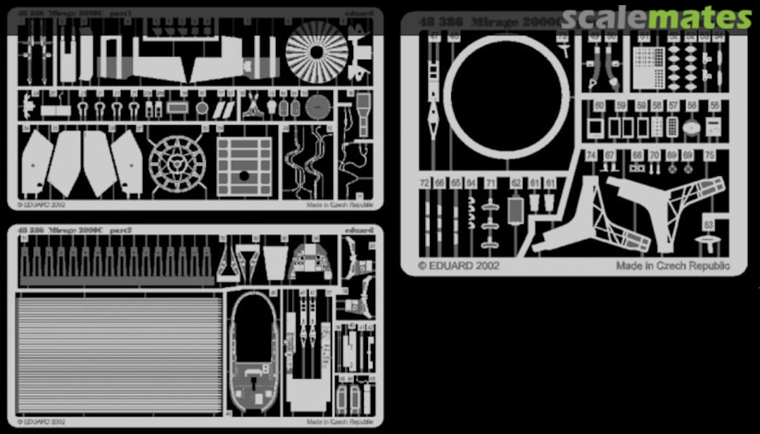 Boxart Mirage 2000C 48-386 Eduard