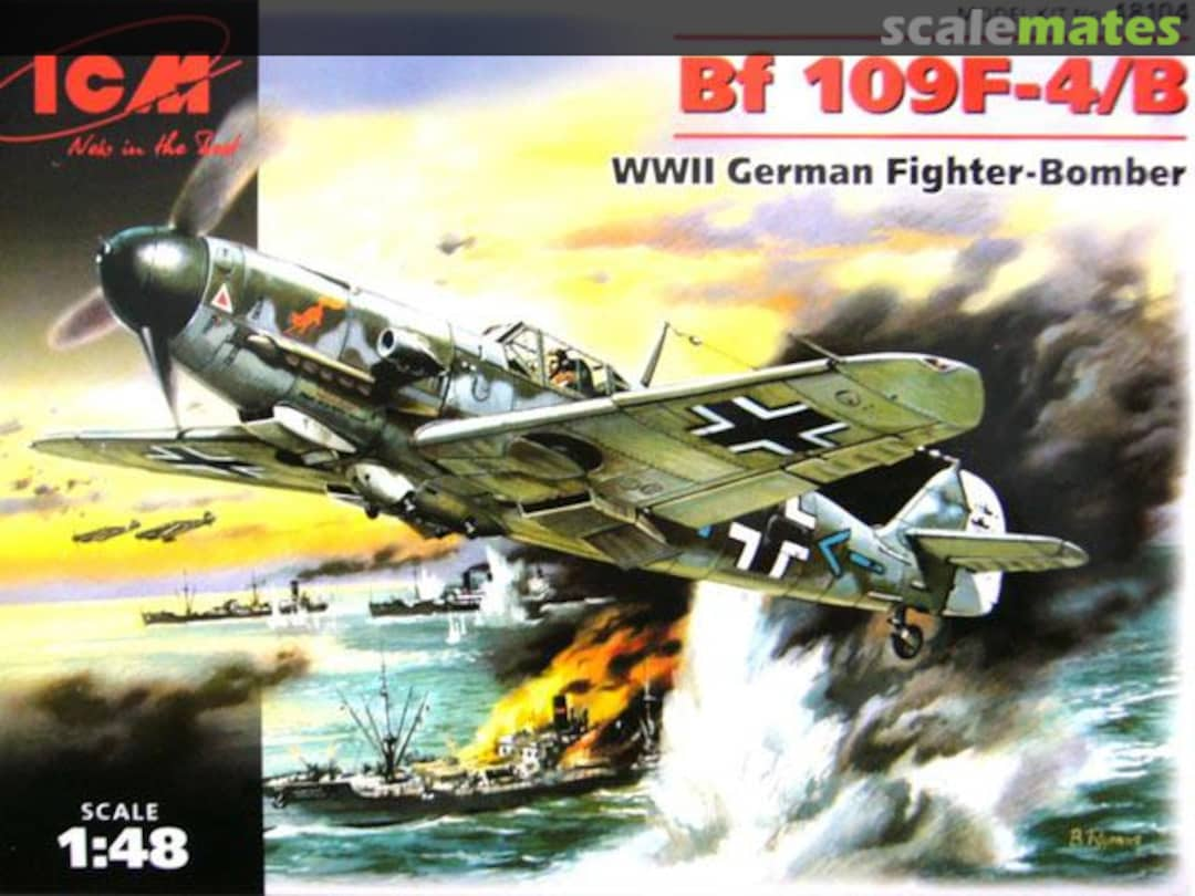 Boxart Bf 109F-4/B 48104 ICM