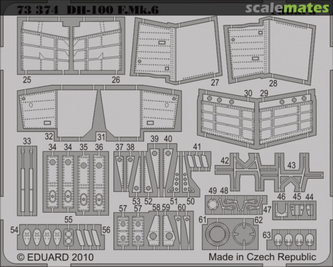 Boxart DH-100 F.Mk.6 73374 Eduard