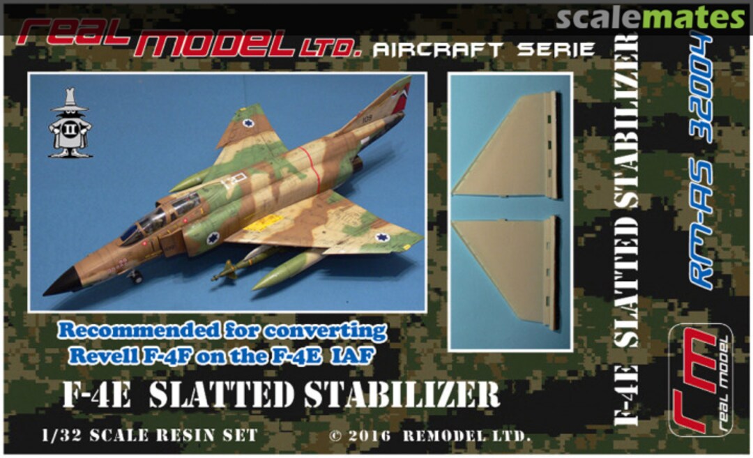 Boxart F-4E Phantom II Slatted Stabilizer RM-AS 32004 Real Model