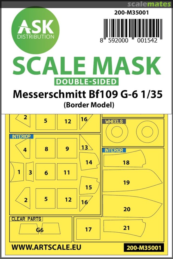 Boxart Messerschmitt Bf 109G-6 200-M35001 ASK