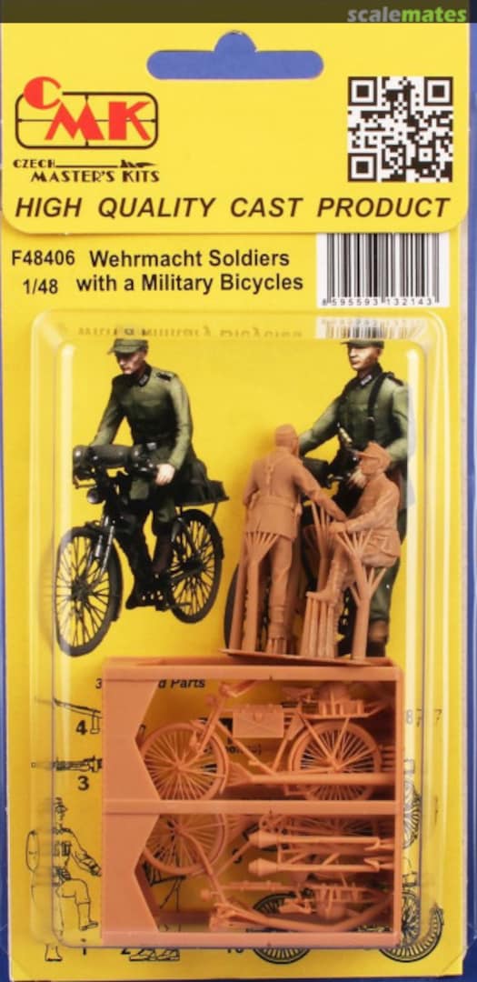 Boxart Wehrmacht Soldiers with Military Bicycles F48406 CMK